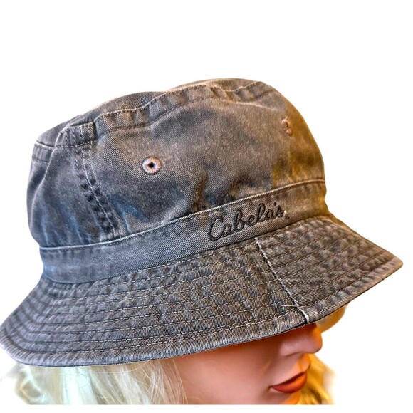 Cabela's bucket hat gray summer outdoors dad grandpa core - Picture 1 of 1